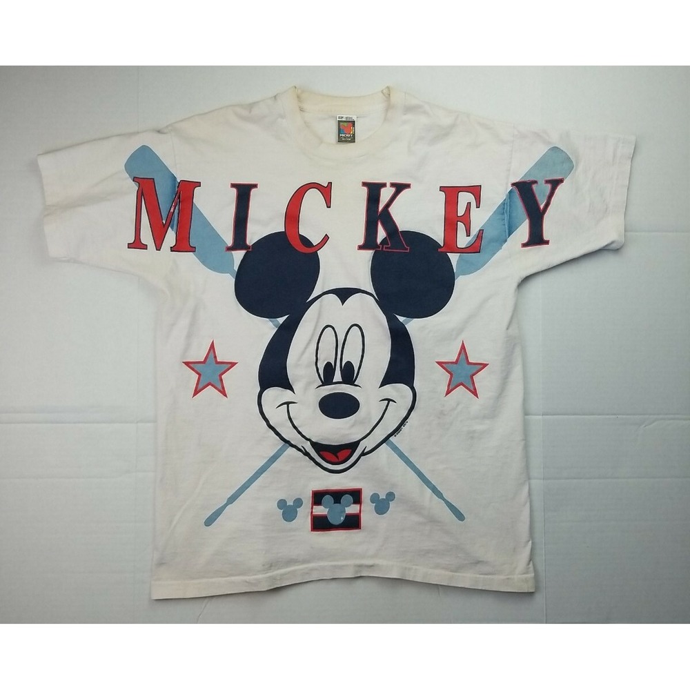 Vintage 80's Mickey Mouse Walt Disney World Shirt one size Single Stitch